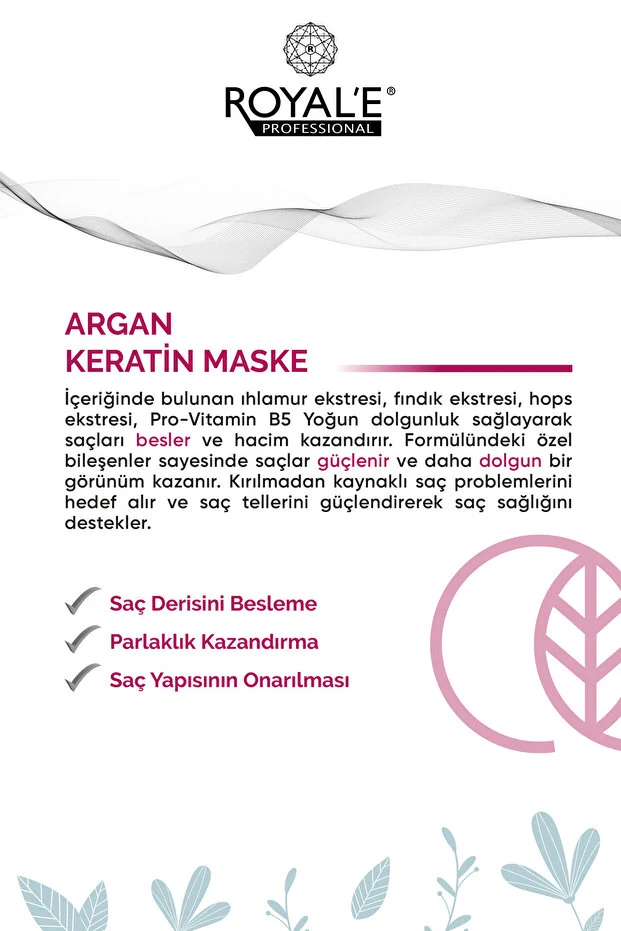 Saç Maskesi Argan Keratin 500 Ml — görsel 2