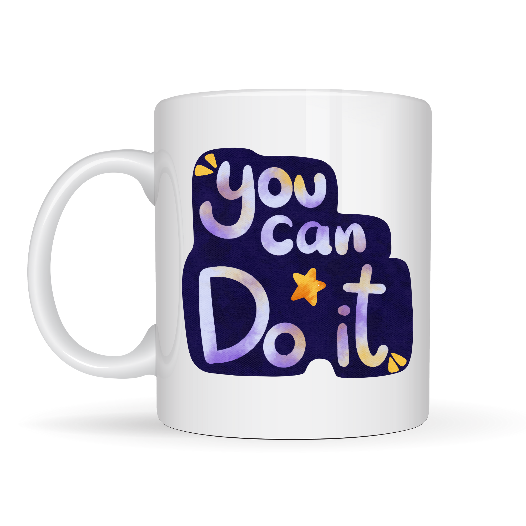 You Can Do It Motivasyon Kupası MODEL 132 – İlham Veren Tasarım, Porselen Kupa, Ofis &amp; Hediye Kupası