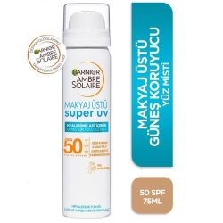 Ambre Solaire Süper UV Makyaj Üstü Güneş Koruyucu Yüz Misti SPF+50 75ml