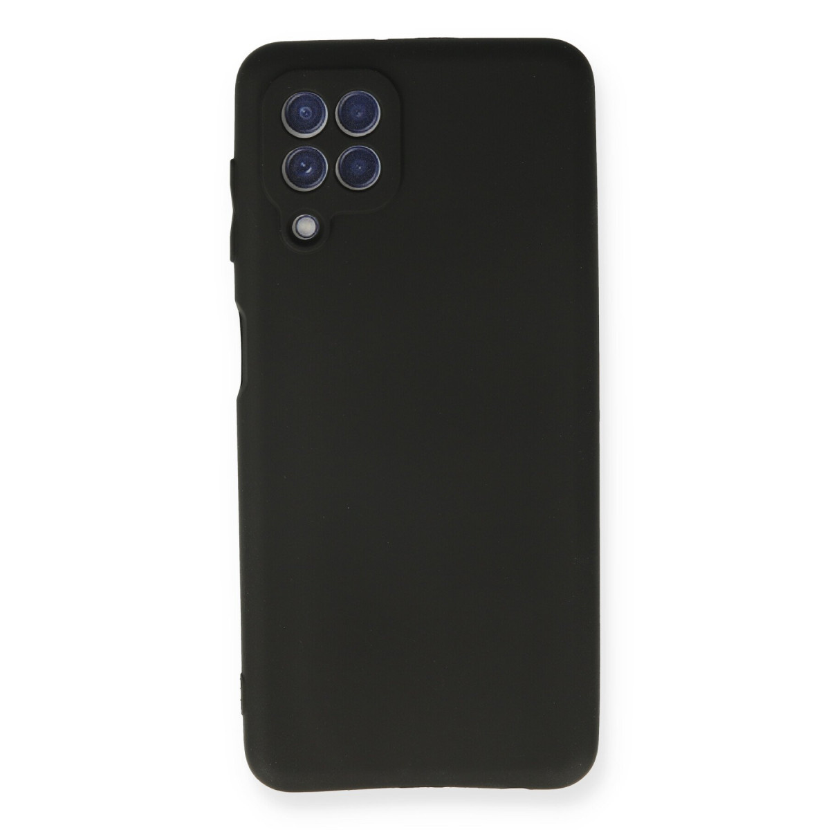 Galaxy A22 Kılıf First Silikon - Siyah