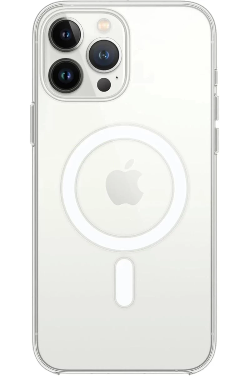 Apple iPhone 16 Pro Uyumlu Kılıf Pc Real Magsafe Kapak - Şeffaf