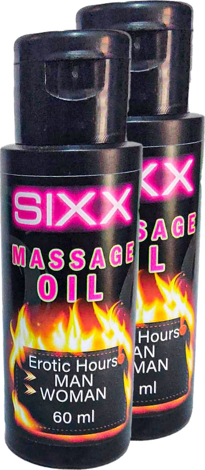 Sıxx Eroticmassage Oil 2 Adet -Kadın Erkek Erotikmasaj Yağı 60 ml 2 Adet