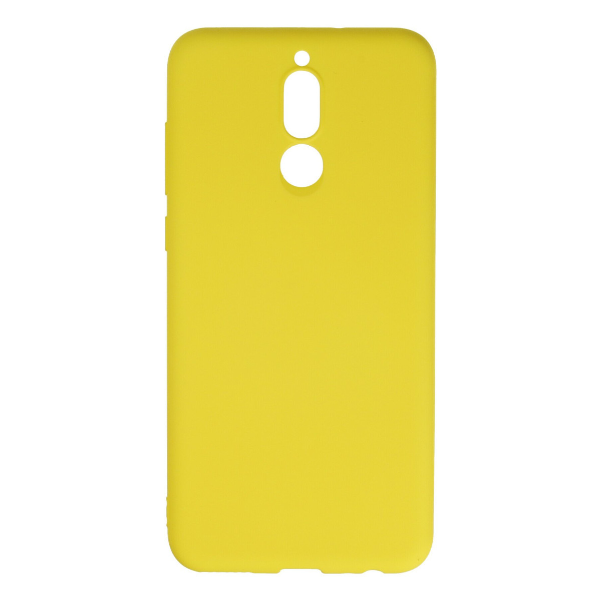 Mate 10 Lite Kılıf Nano içi Kadife Silikon - Sarı