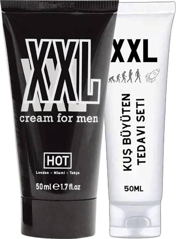 Hotxxl Cream Men Hardener D.lay Enlrgr 50 ml + Kuşbüyüt Erkeklere Özel Kremi