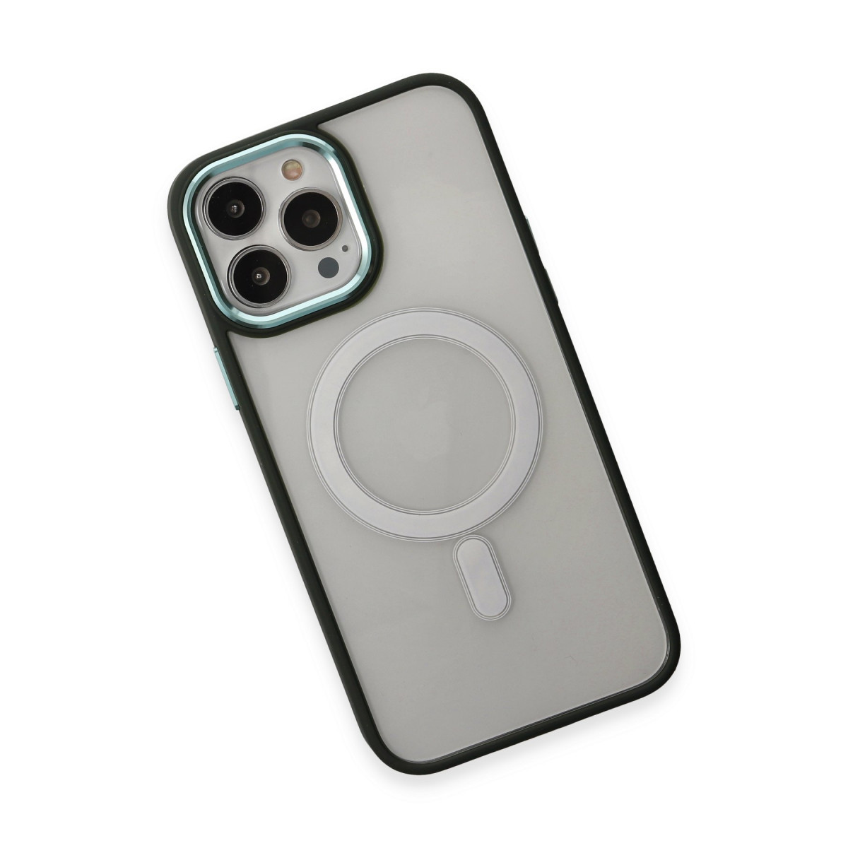 iPhone 15 Pro Kılıf Room Magneticsafe Silikon - Köknar Yeşili — görsel 3