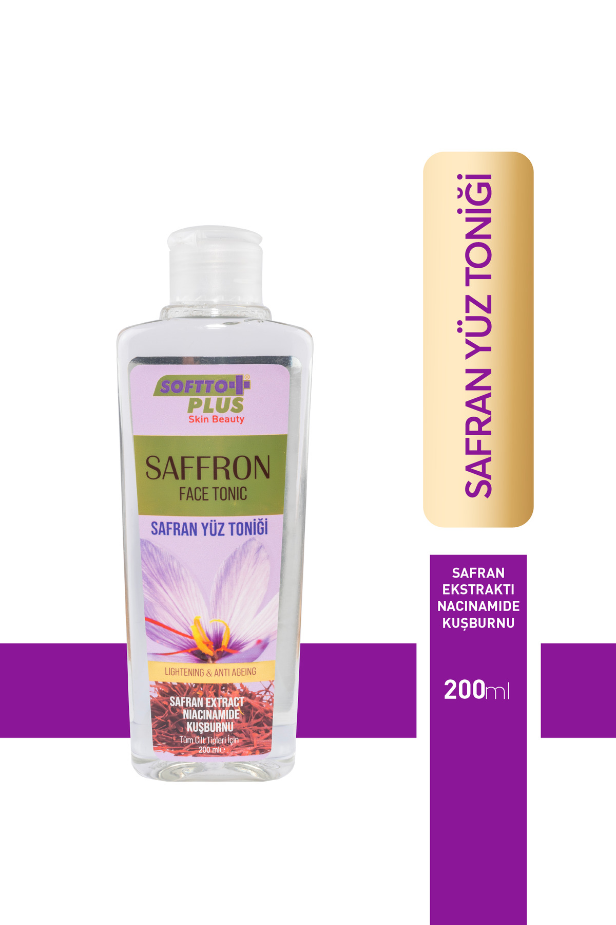 Safran Yüz Toniği 200 Ml