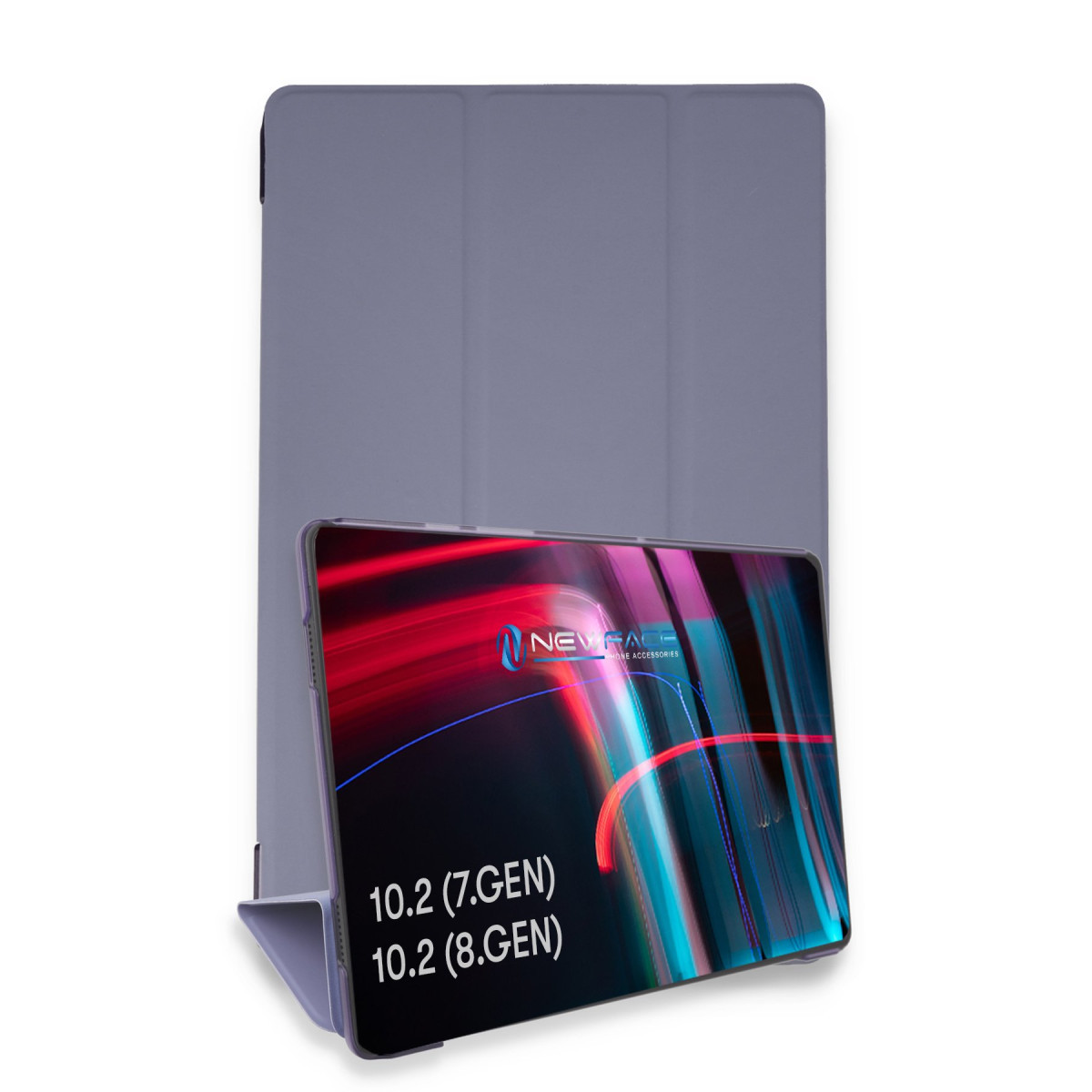iPad 10.2 (7.nesil) Kılıf Tablet Smart Kılıf - Lila