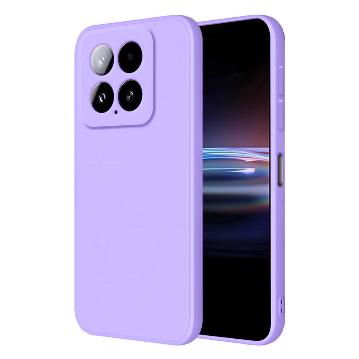 Mi 14T Pro Kılıf Nano içi Kadife Silikon - Lila