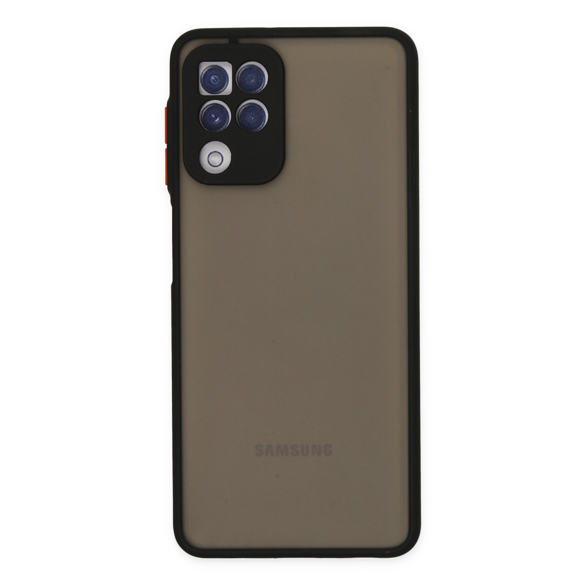 Galaxy A22 Kılıf Montreal Silikon Kapak - Siyah