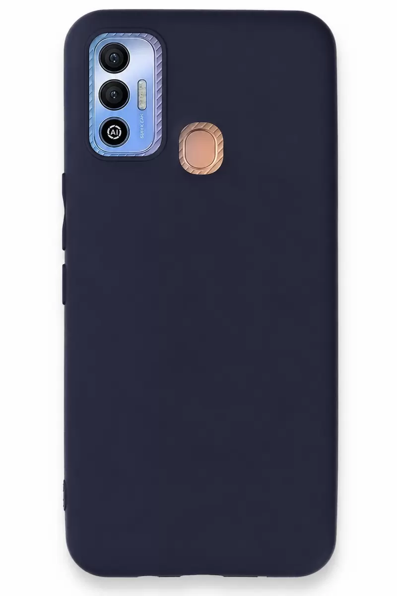 Spark 7T Kılıf First Silikon - Lacivert