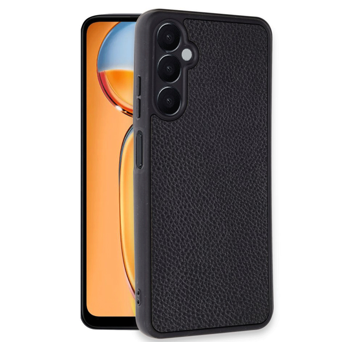 Galaxy A36 Kılıf Aras Deri Kapak - Siyah