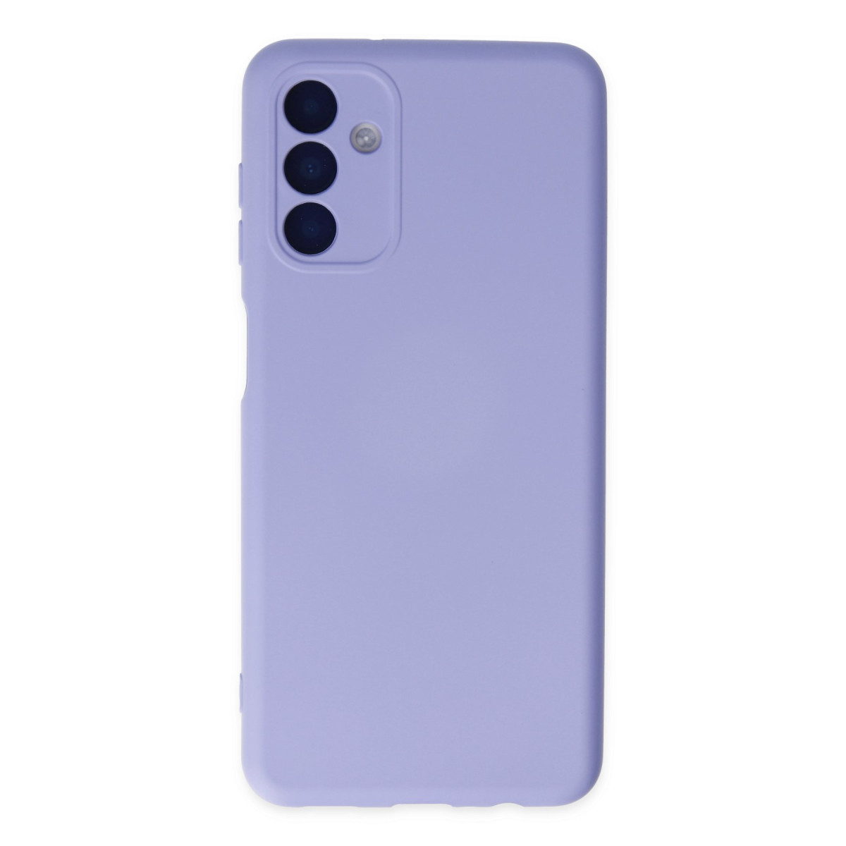 Galaxy A04S Kılıf Nano içi Kadife Silikon - Lila