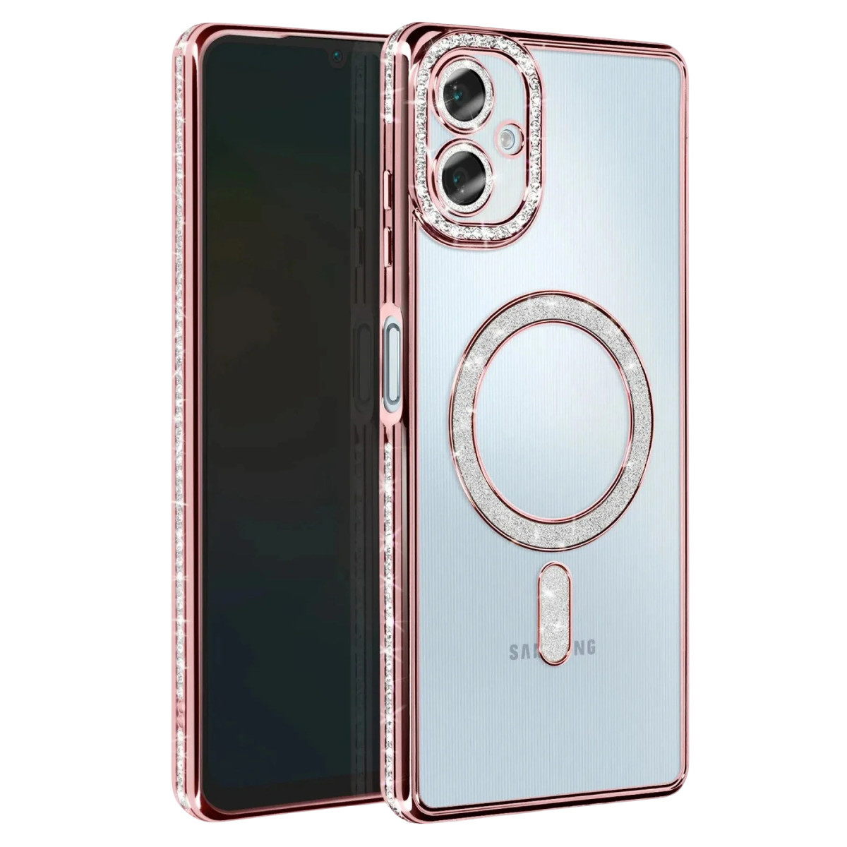 Galaxy A07 4G Joke Simli Magneticsafe Kılıf - Pembe
