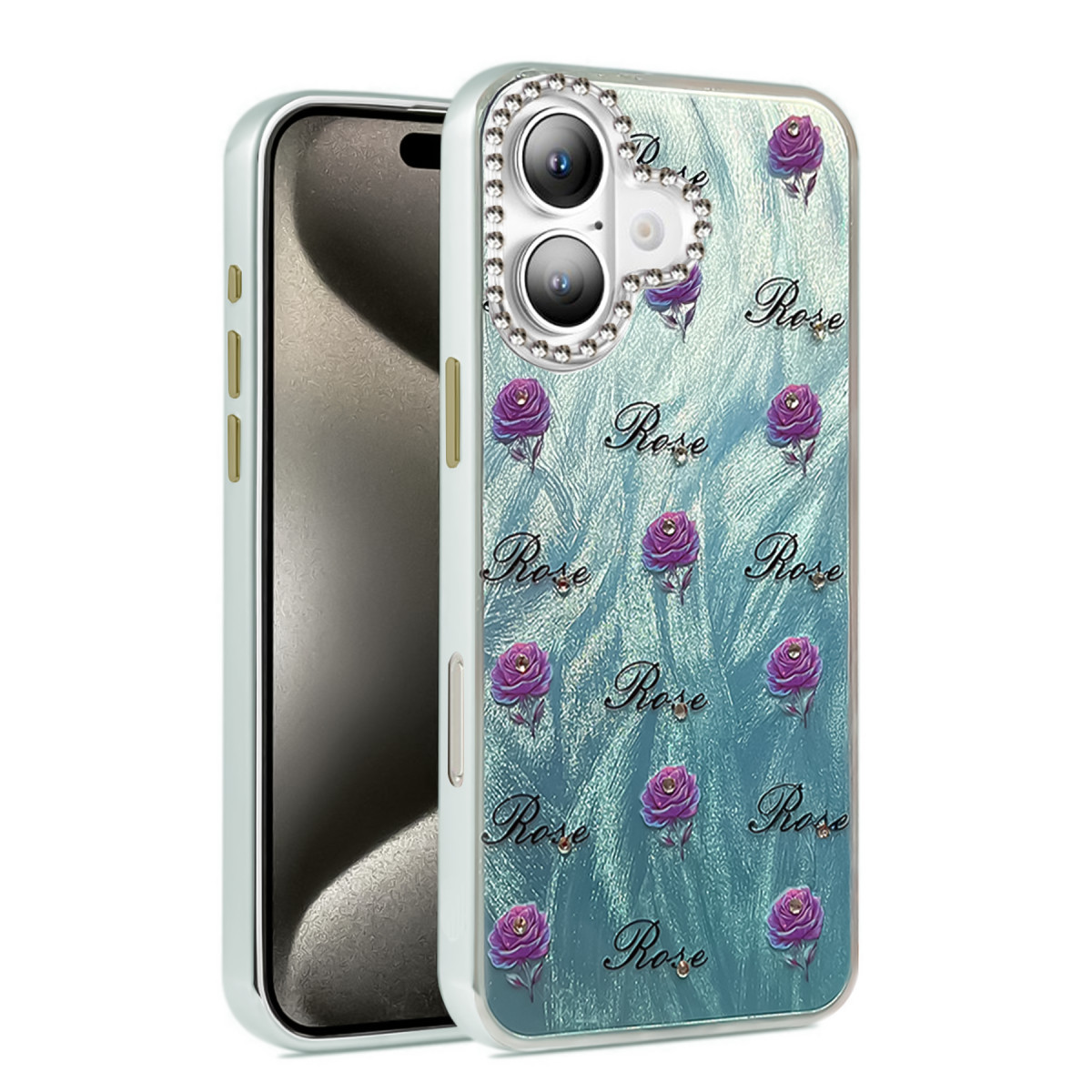 iPhone 16 Plus Kılıf Blade Aynalı Desenli Kapak - Desen 9