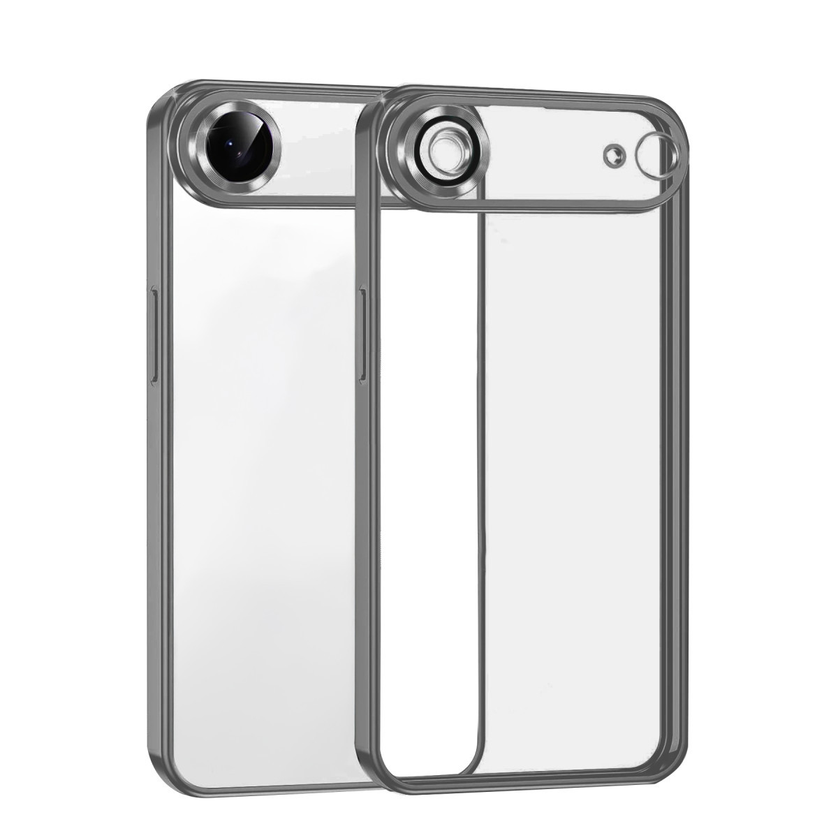 iPhone 17 Air Razer Lensli Silikon - Titan Gri