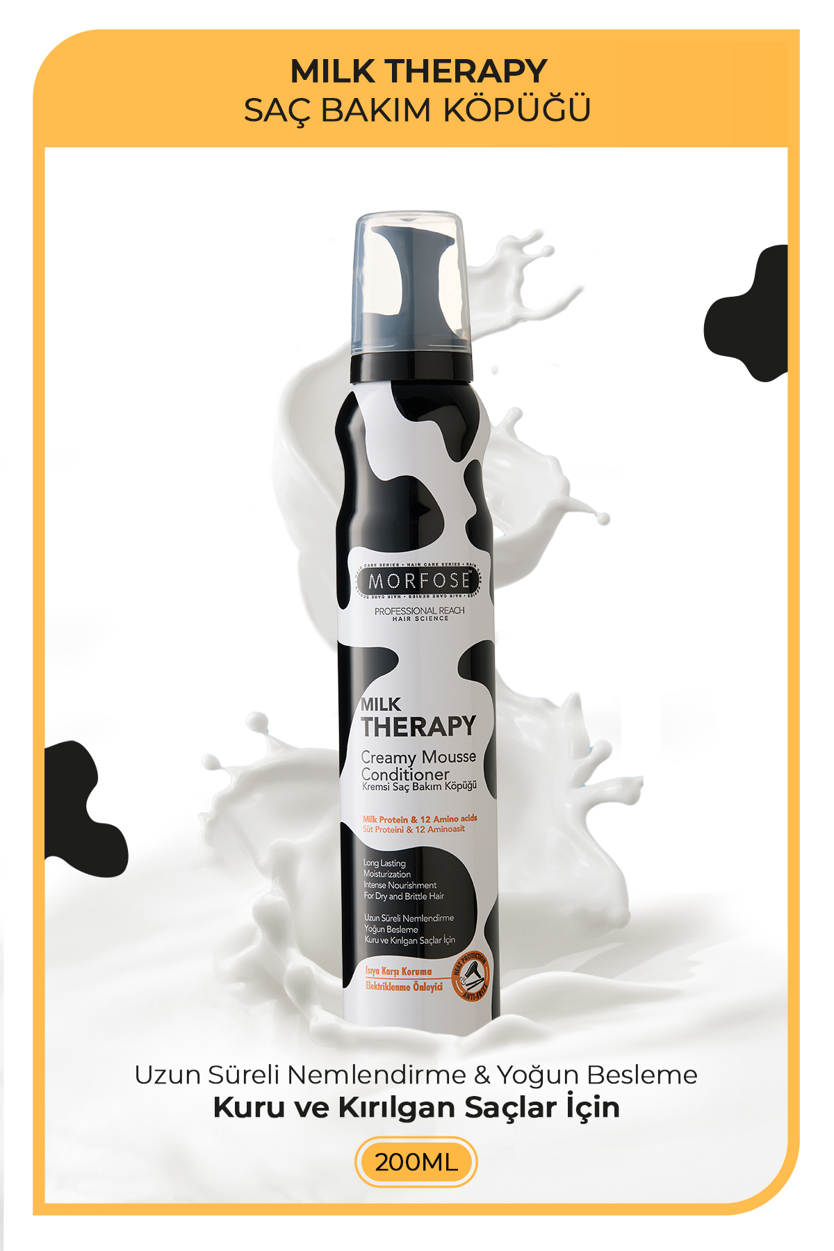 Milk Terapi Saç Köpüğü 200 Ml
