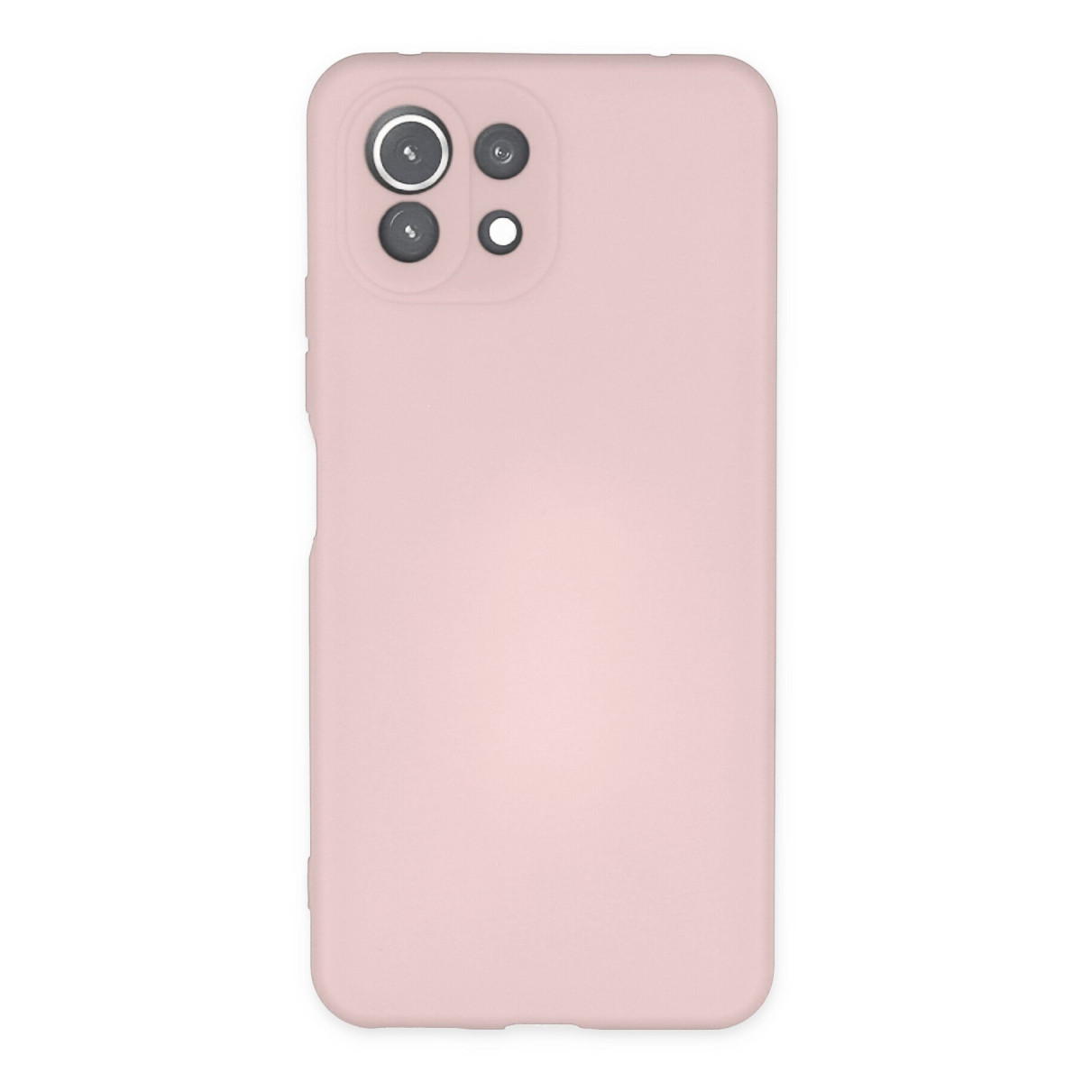 Mİ 11 Lite Kılıf Nano içi Kadife Silikon - Pudra