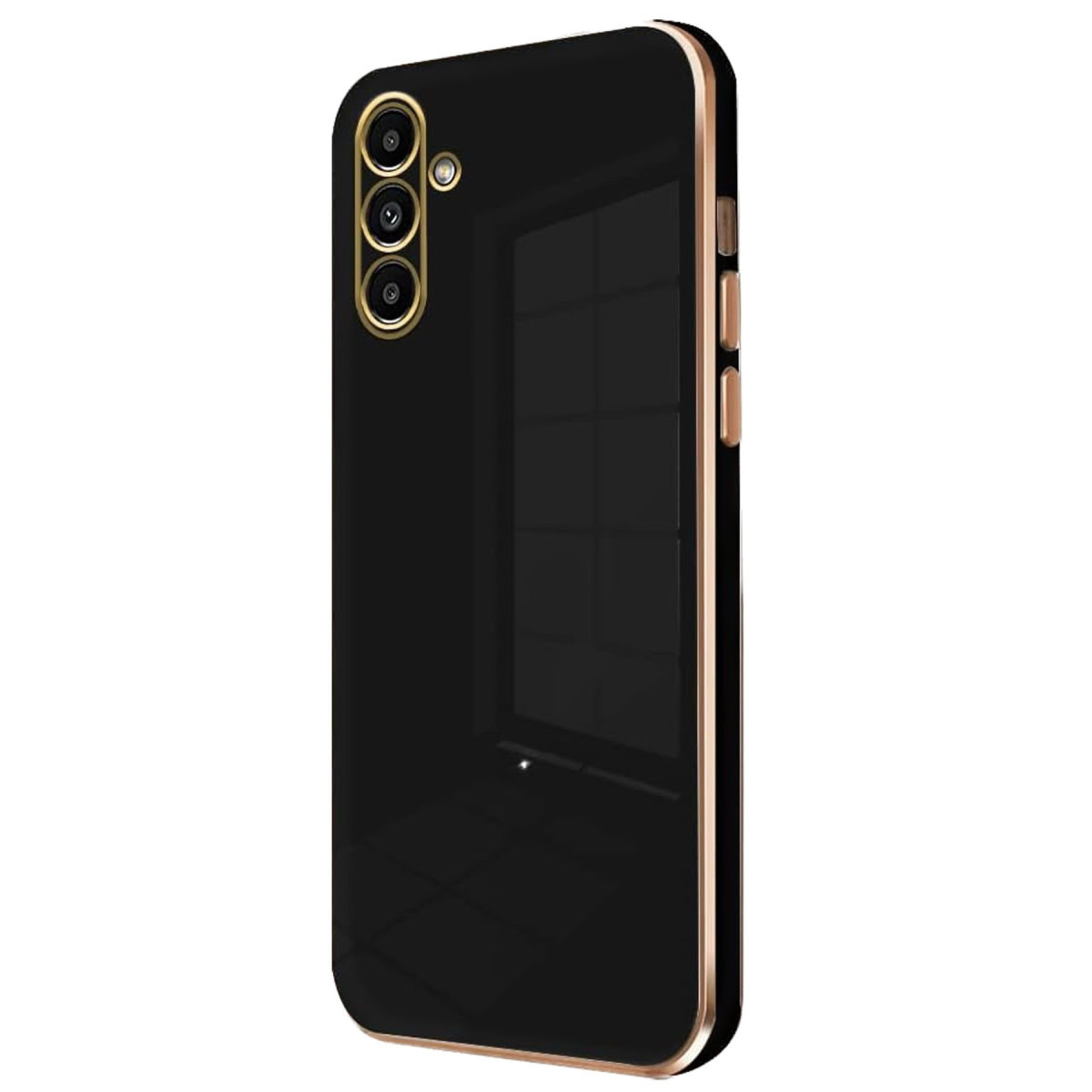 Galaxy M15 Kılıf Volet Silikon - Siyah