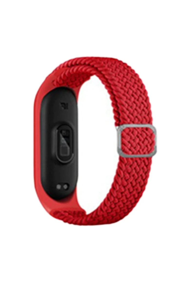 Xiaomi Mi Band 6 Uyumlu Star Kordon - Kırmızı