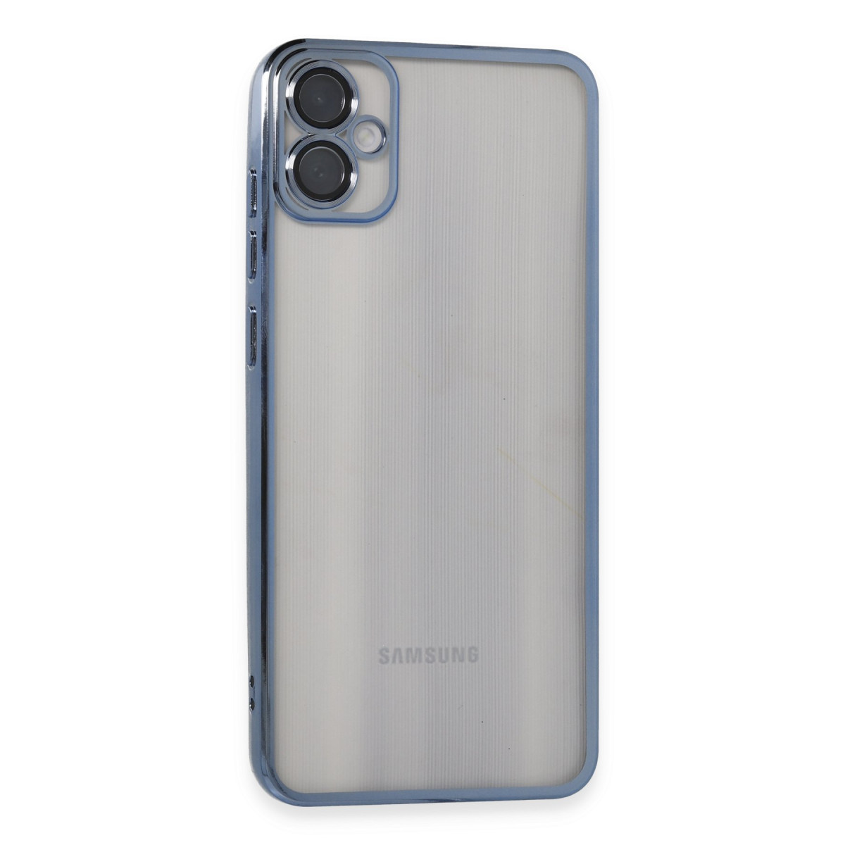 Galaxy A05 Kılıf Razer Lensli Silikon - Lacivert