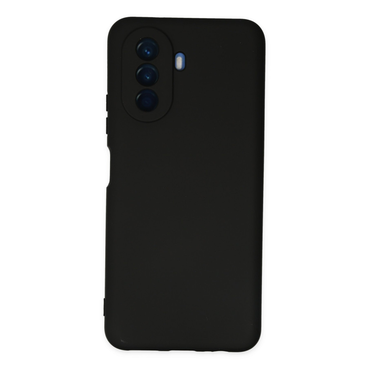 Nova Y70 Kılıf Nano içi Kadife Silikon - Siyah