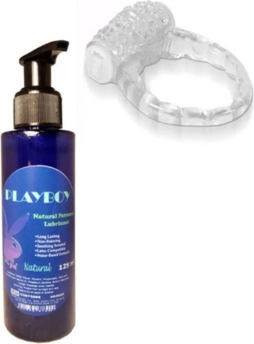 Hintohu Titreşimli Halkası ve Playboy Anl Rlx Cream 125ML Anl Krem