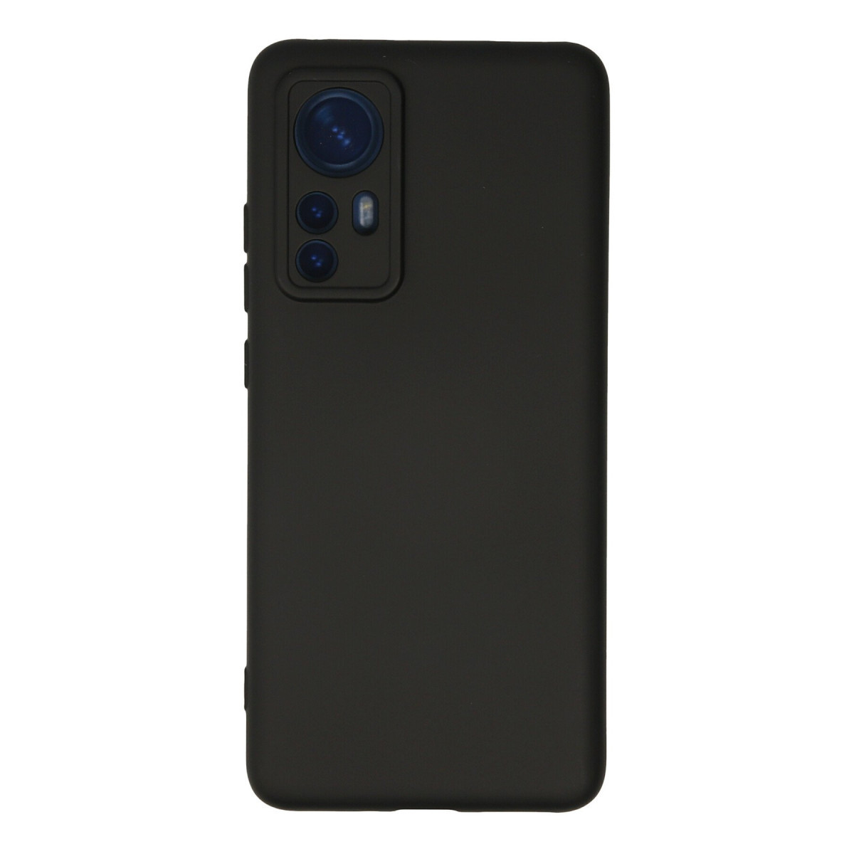 Mi 12 Kılıf Nano içi Kadife Silikon - Siyah