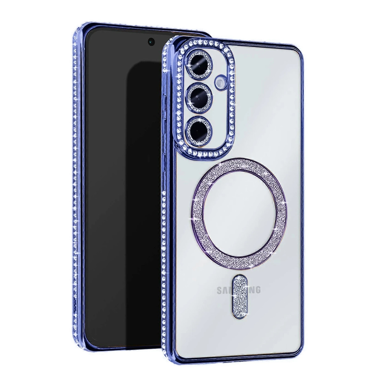 Galaxy A15 4G Joke Simli Magneticsafe Kılıf - Mavi
