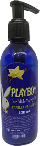 Playboy Pure Edible Aromalı Vanilyalı 120ML  Masaj Yağı Masaj Yağı  |  Pure Edible Massage Oil Vanilla Flavored Massage Oil 120ML