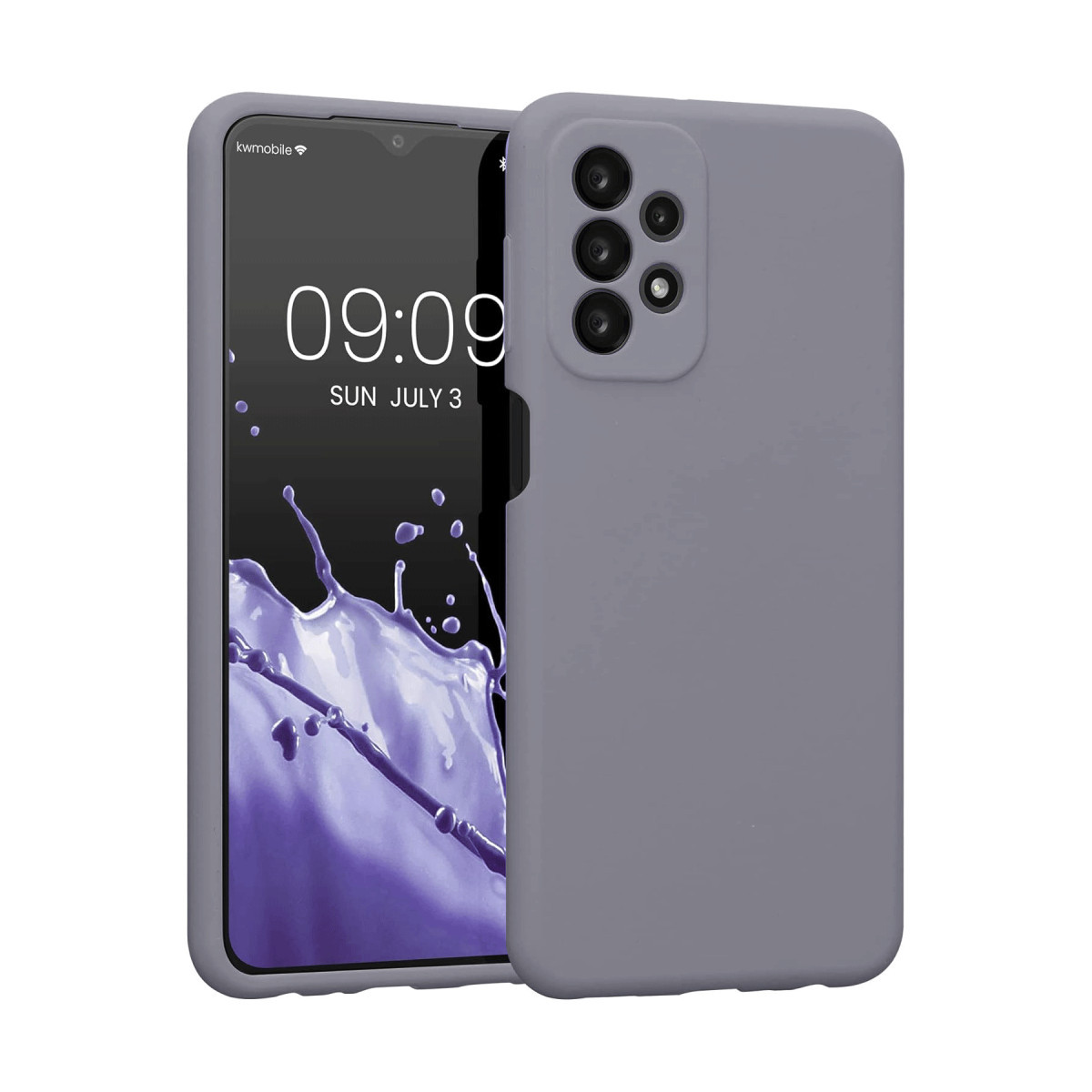 Galaxy A23 4G Kılıf First Silikon - Gri