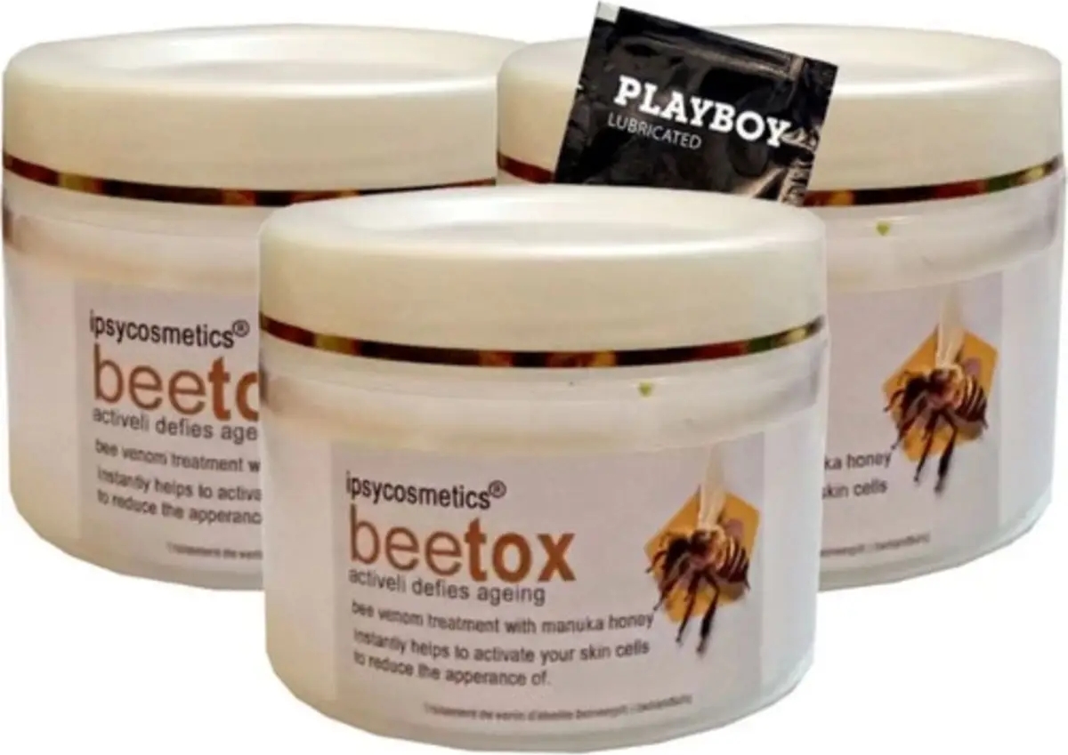 Süper Ipsycosmetics Beetox Arı Özü Kremi 100 ml x 3 Adet + Jel
