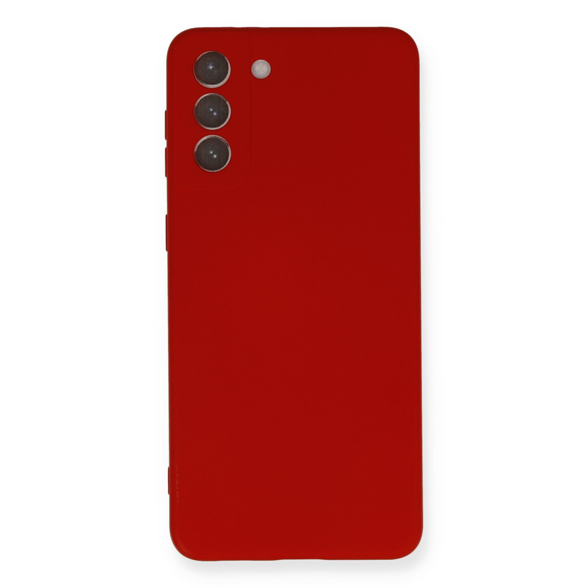 Galaxy S21 Plus Kılıf Nano içi Kadife Silikon - Kırmızı