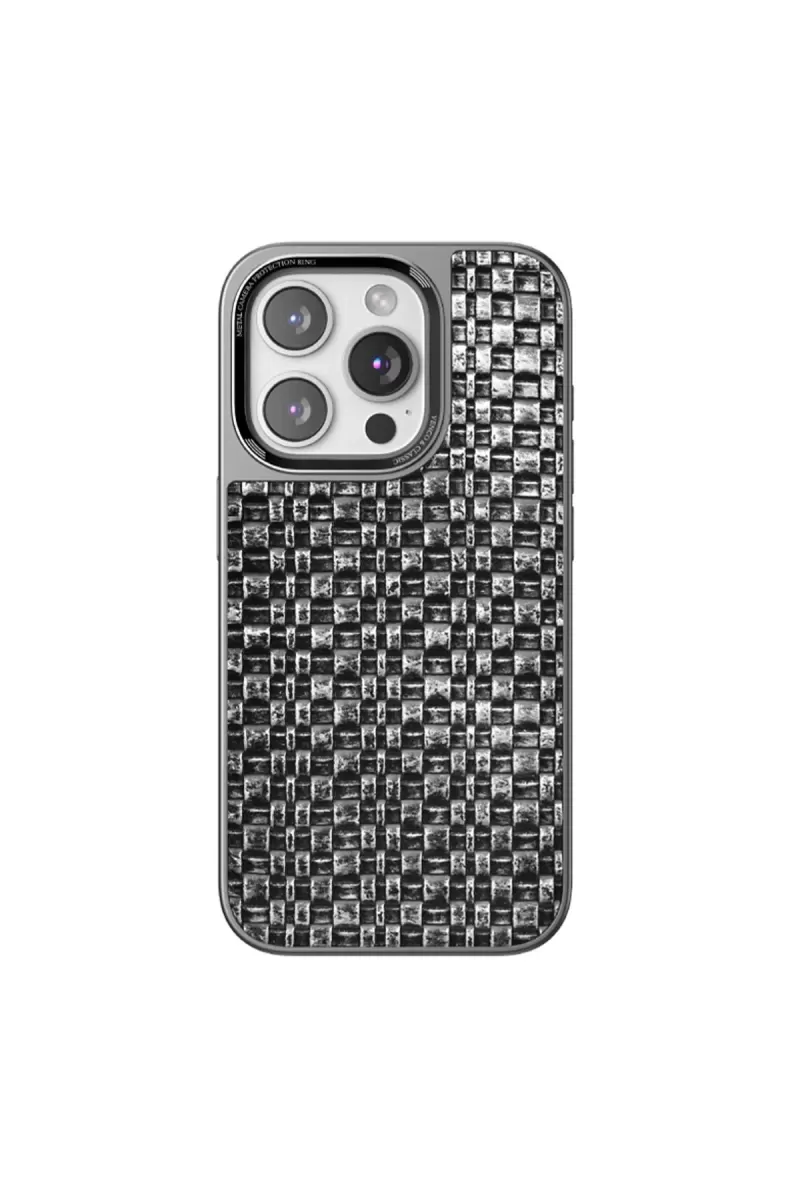 iPhone 15 Pro Brand Kapak - Gümüş