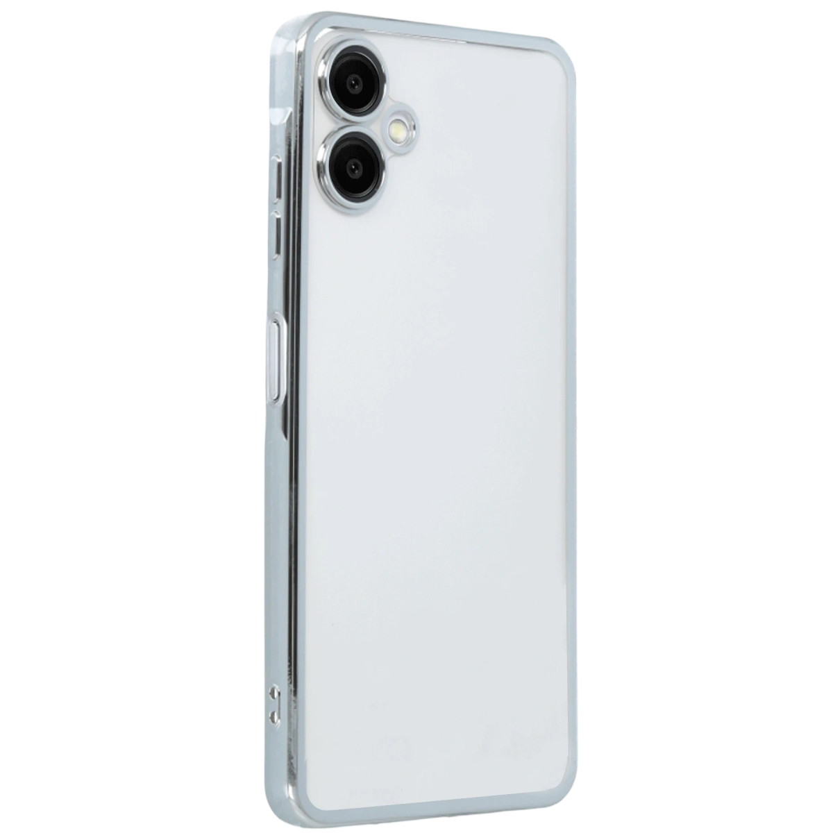 Galaxy A07 4G Razer Lensli Silikon - Gümüş