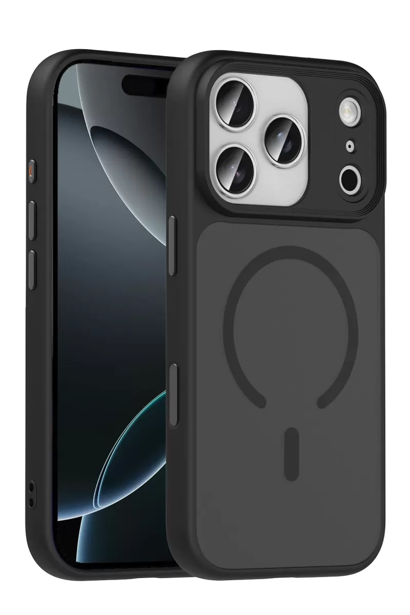 iPhone 17 Pro Max Megane Magsafe Kapak - Siyah