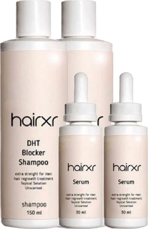 Hairx 2 Adet Saç Şampuanı ve 2 Adet 30 ml Ölçeğinde Saç Serumu Sağlam Parlak Uzun Güçlü Yeni Saçlar