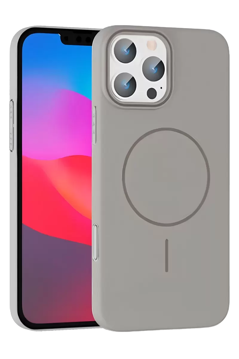 iPhone 16 Pro Max Broş Magsafe Kapak - Titan Gri