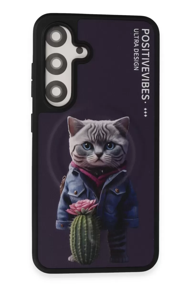 Galaxy S24 Fun Magsafe Kapak - Derin Mor