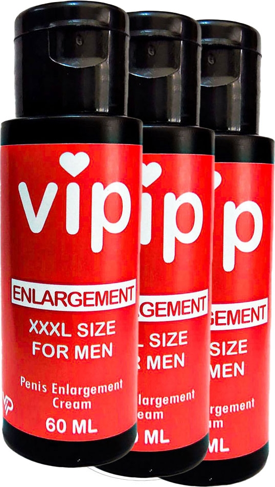 Vip Xxxlcream For Men 3 Adet 60 ml Erkekler Için Büyütücükalınlaştırıcı Krem 60 ml