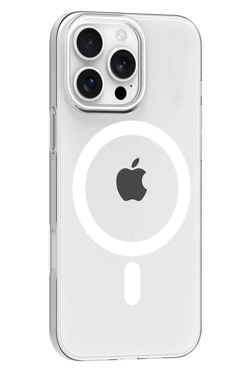 iPhone 16 Pro Max PC Blank Magsafe Kapak - Şeffaf