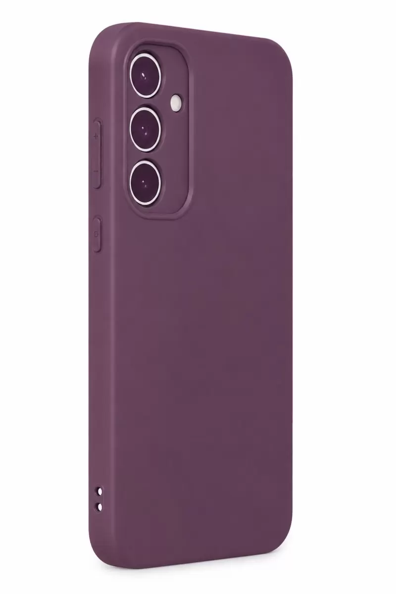 Galaxy A35 5G Kılıf First Silikon - Mürdüm