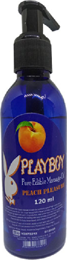 Playboy Pure Edible Peach Flavored Massage Oil  Gxmz - Şeftali Aromalı 120ml Masaj Yağı
