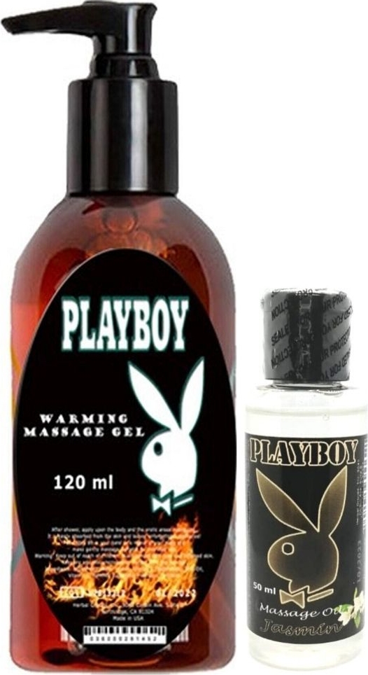 Playboy Aromaterapi Isıtıclı Massage Oil 120 Ml + Jasmin Aromalı Massage Vücut Masaj Yağı 50 Ml