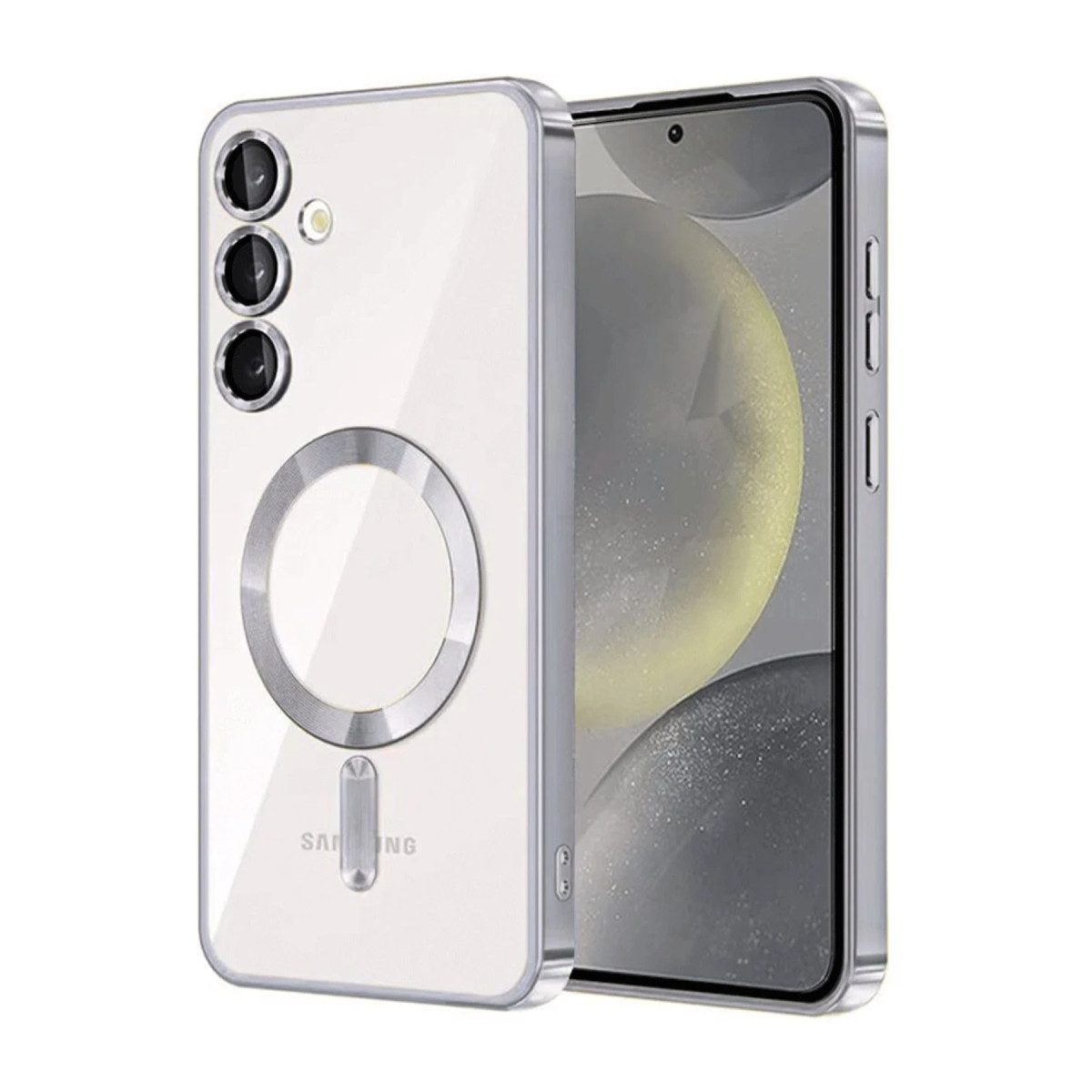 Galaxy A36 Kross Magneticsafe Kapak - Gümüş