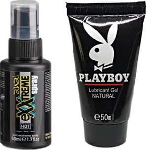 Playboy Hintohu Kadınlara Erkeklere Özel Ferahlatıcı Sprey 50 ml + Playboy Lubricant 50 ml Jel