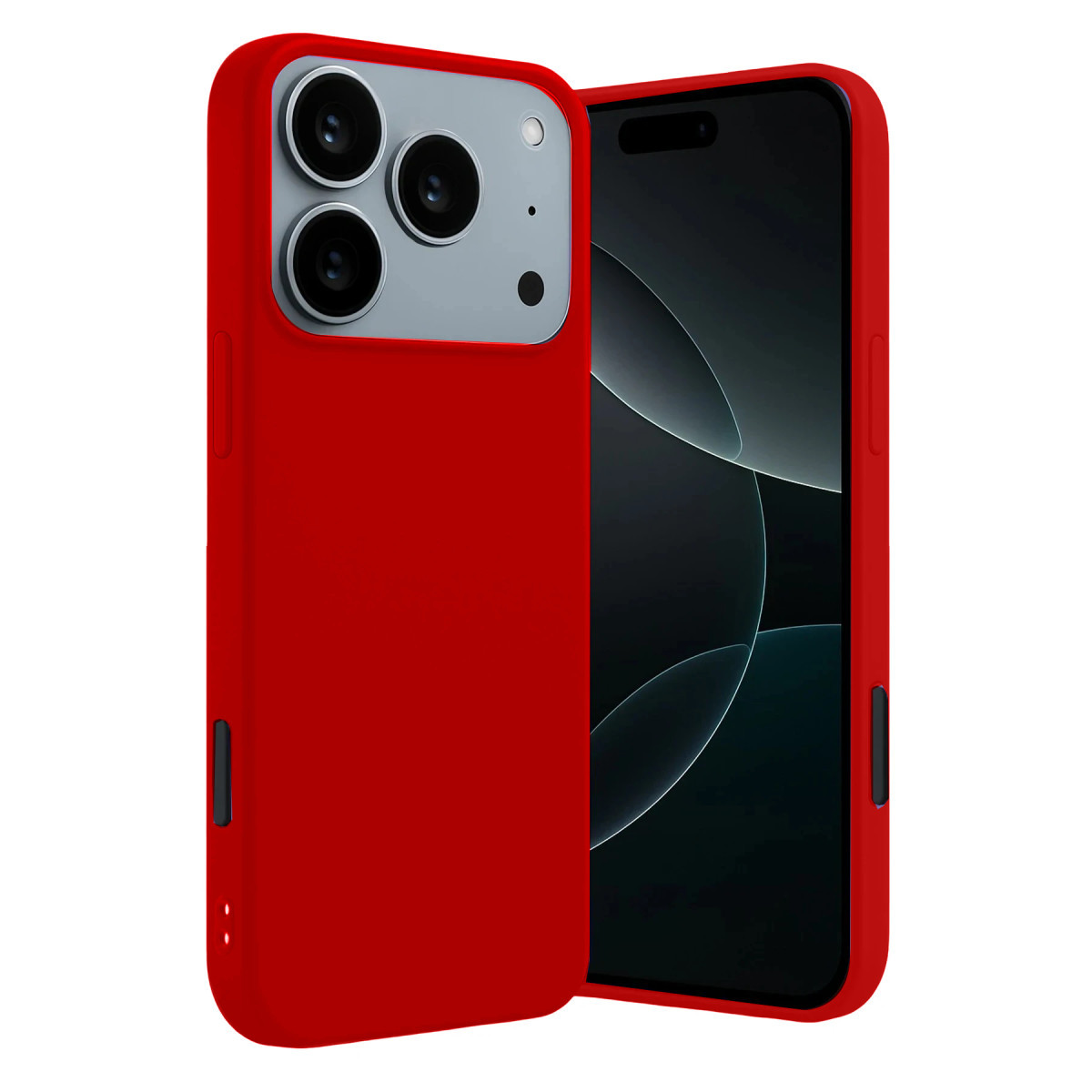 iPhone 17 Pro First Silikon - Kırmızı