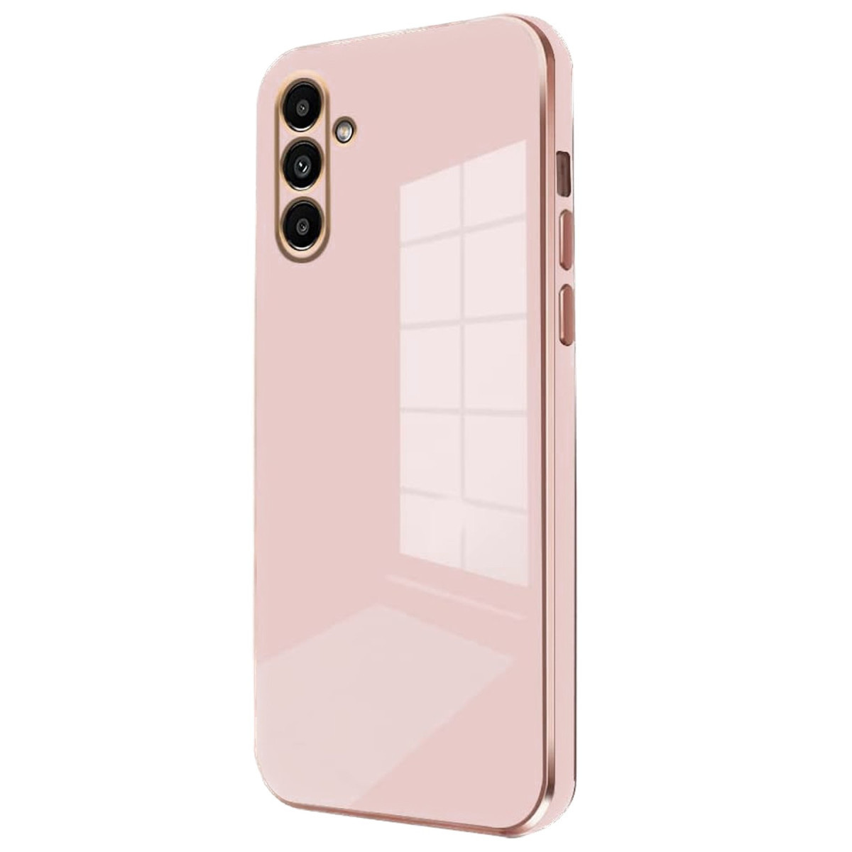 Galaxy A25 5G Kılıf Volet Silikon - Pembe