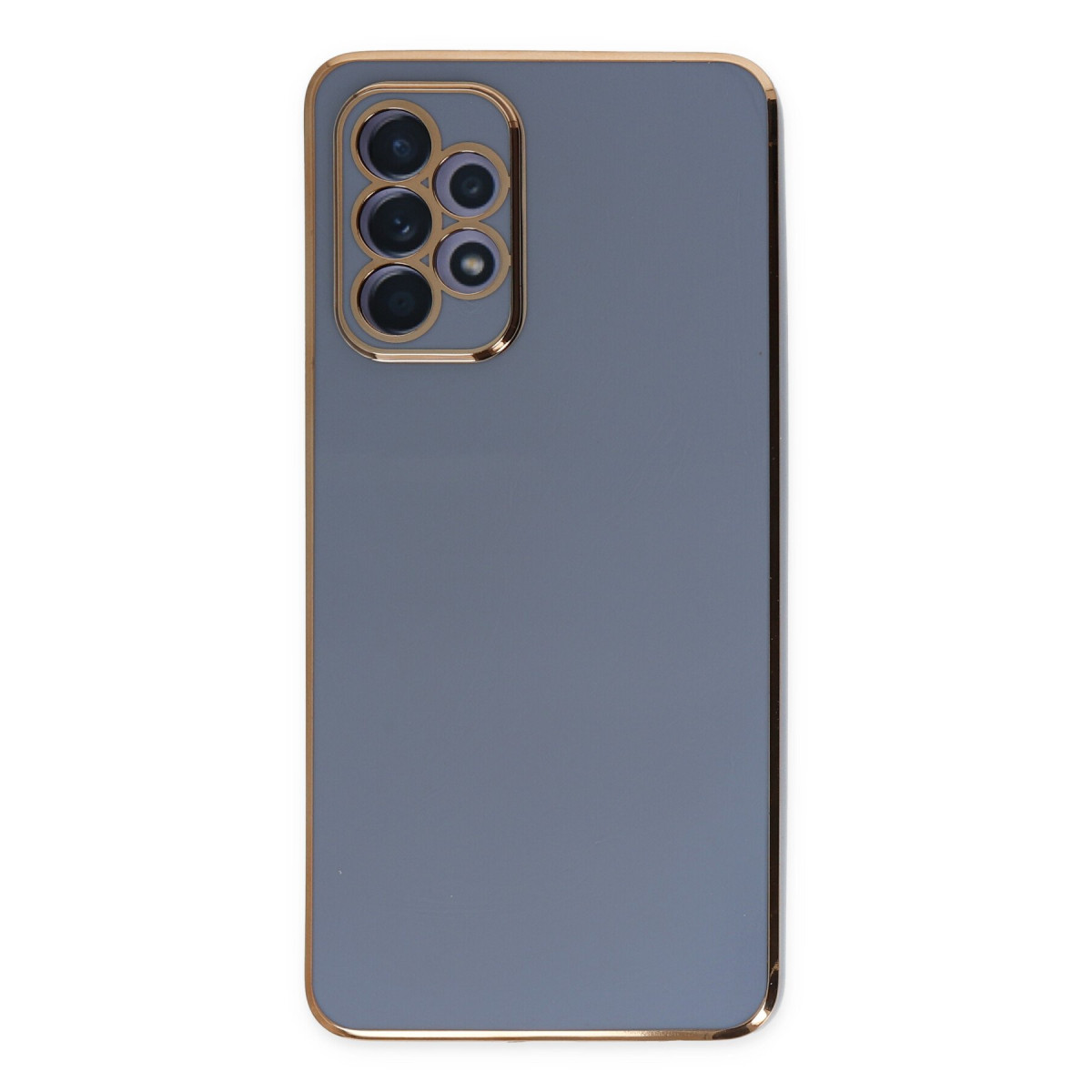 Galaxy A52 Kılıf Volet Silikon - Mavi