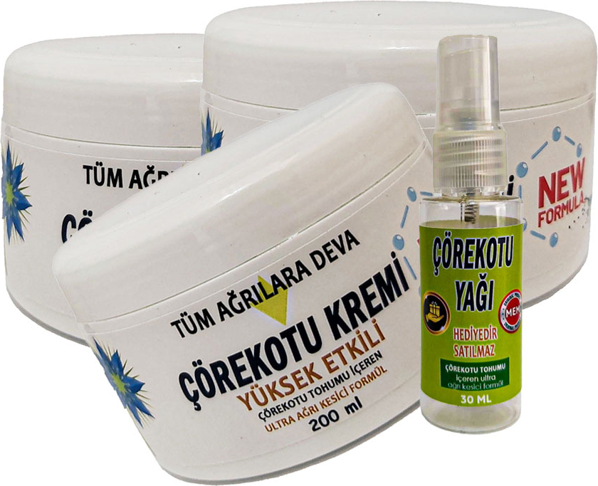 Playboy Çörek Otu Tohumu Kremi 3 Adet 200 ml White Relax Box Büyük Boy CRK:042 + ve Yanında 30 ml Çörek Otu Yağı