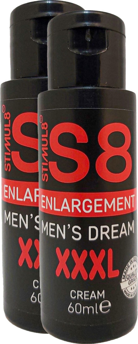 Stımul8 (S8) Erkeklere Özeı 2 Adet Xxxlbüyütücü 60 ml En Boy Ebat Kremi